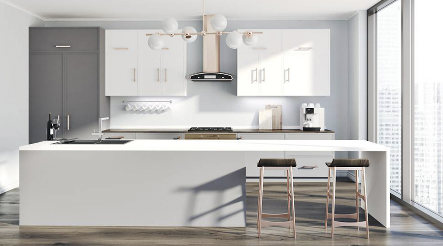 Asian renovated home.
