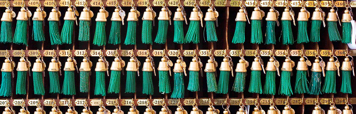 Green keys; image used for HSBC Jade Legacy Planning.