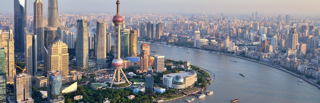 The Shanghai skyline; image used for HSBC Singapore Foreign Currency Current Account