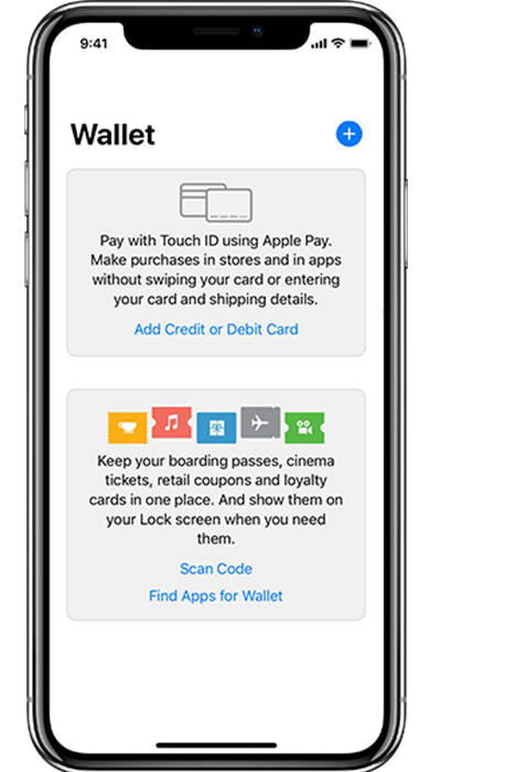 Wallet of Apple Pay; image used for HSBC Credit Cards Apple Pay.