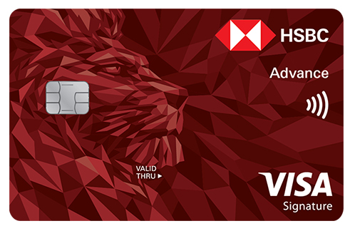 HSBC Advance Credit Card face