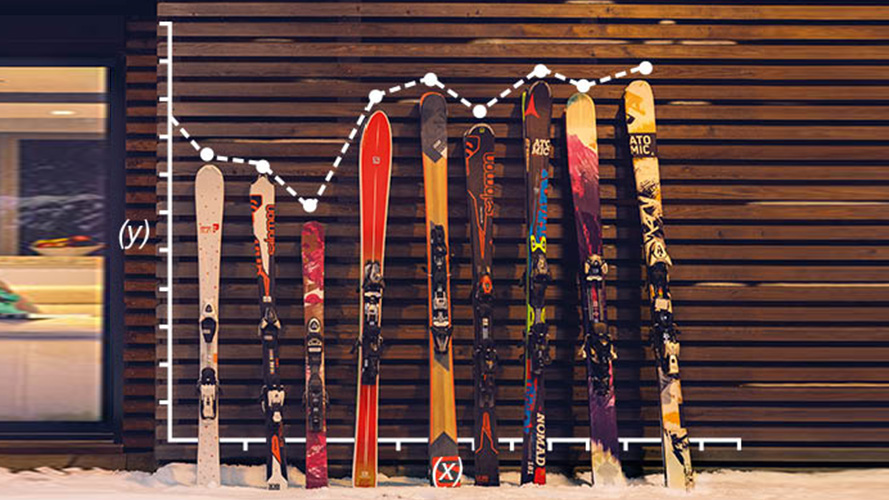 Skis for skiing